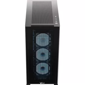   Formula Számítógépház - Air Power G5 EX Black (fekete, ablakos, 4x12cm venti, EATX, 2xUSB3.0, 1xType-C)