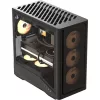 Formula Számítógépház - Air Power G9 Duo SA Black (fekete, ablakos, 4x12cm venti, EATX, 2xUSB3.0, 1xType-C)