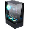 Formula Számítógépház - Crystal Z1+ Black ARGB (fekete, ablakos, ATX, 3x12 cm venti, 1xUSB3.0, 1xUSB2.0, 1xType-C)