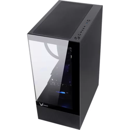 Formula Számítógépház - Crystal Z1 Black (fekete, ablakos, ATX, 1xUSB3.0, 1xUSB2.0, 1xType-C)