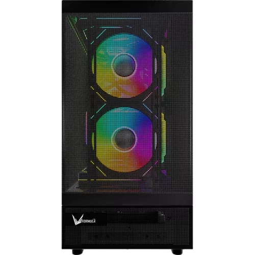 Formula Számítógépház - Crystal Z8 Black (fekete, ablakos, ATX, 1xUSB3.0, 1xUSB2.0, 1xType-C)