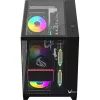 Formula Számítógépház - Crystal Z9ML Black (fekete, ablakos, mATX, 1xUSB3.0, 1xUSB2.0, 1xType-C)