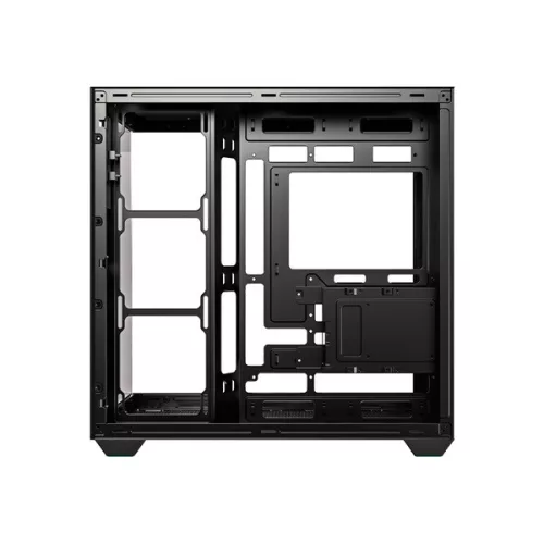 ID-Cooling Számítógépház - VIEW 510 (ablakos, venti nélkül, BTF, ATX, USB3.0, 1xUSB-C, fekete)