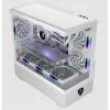 KEEP OUT Számítógépház - XC-301W GLASS (fehér, ablakos, 3x12cm ARGB venti, microATX, 1xUSB2.0, 1xUSB3.0)