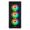 Sharkoon Számítógépház - TG6M RGB (fekete; ATX,mATX; alsó táp; 7x120mm v.; 2xUSB3.0, 2xUSB2.0, I/O)