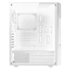 Spirit of Gamer Számítógépház - CLONE 3 White (fekete, ablakos, 2x12cm ventilátor, alsó táp,  ATX, 1xUSB3.0, 2xUSB2.0)