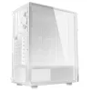 Spirit of Gamer Számítógépház - CLONE 3 White (fekete, ablakos, 2x12cm ventilátor, alsó táp,  ATX, 1xUSB3.0, 2xUSB2.0)
