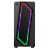 Spirit of Gamer Számítógépház - INFINITY Black (fekete, ablakos, 2x12cm ventilátor, alsó táp,  ATX, 1xUSB3.0, 2xUSB2.0)
