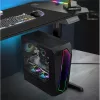 Spirit of Gamer Számítógépház - INFINITY Black (fekete, ablakos, 2x12cm ventilátor, alsó táp,  ATX, 1xUSB3.0, 2xUSB2.0)