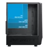 Spirit of Gamer Számítógépház - INFINITY Black (fekete, ablakos, 2x12cm ventilátor, alsó táp,  ATX, 1xUSB3.0, 2xUSB2.0)