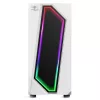 Spirit of Gamer Számítógépház - INFINITY White (fekete, ablakos, 2x12cm ventilátor, alsó táp,  ATX, 1xUSB3.0, 2xUSB2.0)