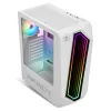 Spirit of Gamer Számítógépház - INFINITY White (fekete, ablakos, 2x12cm ventilátor, alsó táp,  ATX, 1xUSB3.0, 2xUSB2.0)