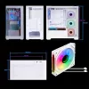 Spirit of Gamer Számítógépház - SPARK Arctic (fehér, ablakos, 6x12cm ventilátor, alsó táp,  ATX, 2xUSB3.0, 1xUSB-C)