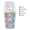 Spirit of Gamer Számítógépház - REBEL XT White (fekete, ablakos, 4x12cm ventilátor, alsó táp,  ATX, 1xUSB3.0, 2xUSB2.0)