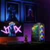 Spirit of Gamer Számítógépház - REBEL XT Black (fekete, ablakos, 4x12cm ventilátor, alsó táp,  ATX, 1xUSB3.0, 2xUSB2.0)