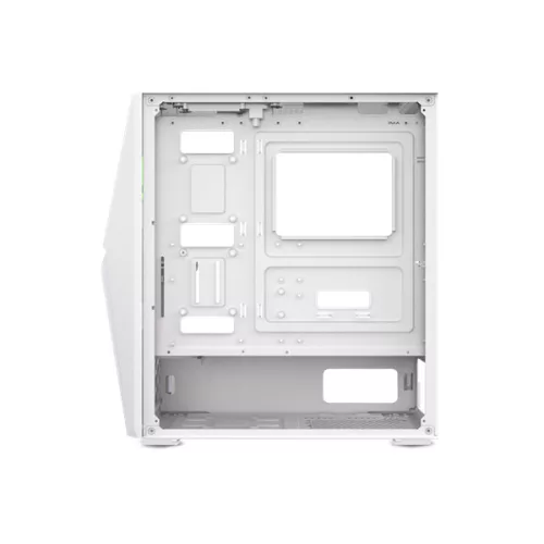 Spirit of Gamer Számítógépház - CLONE 4 White (fekete, ablakos, 2x12cm ventilátor, alsó táp,  ATX, 1xUSB3.0, 2xUSB2.0)