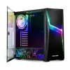 Spirit of Gamer Számítógépház - CLONE 4 Black (fekete, ablakos, 2x12cm ventilátor, alsó táp,  ATX, 1xUSB3.0, 2xUSB2.0)