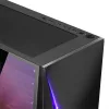 Spirit of Gamer Számítógépház - CLONE 4 Black (fekete, ablakos, 2x12cm ventilátor, alsó táp,  ATX, 1xUSB3.0, 2xUSB2.0)
