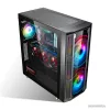 Spirit of Gamer Számítógépház - GHOST 5 RGB (fekete, ablakos, 2x20cm, 2x12cm ventilátor, ATX, mATX, 2xUSB3.0, 1xUSB2.0)