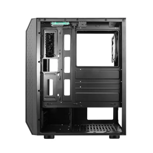Spirit of Gamer Számítógépház - Rogue VI RGB (fekete, ablakos, 4x12cm ventilátor, alsó táp,  ATX, 1xUSB3.0, 2xUSB2.0)