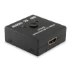 Equip HDMI Switch - 332723 (1x Bemenet, 2x Kimenet, két irányú jelátvitel, fekete)