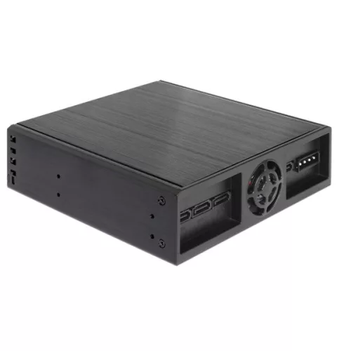 Delock HDD Rack - 47220 (5.25” helyre beépíthető 4 x 2.5” SATA HDD / SSD-hez)