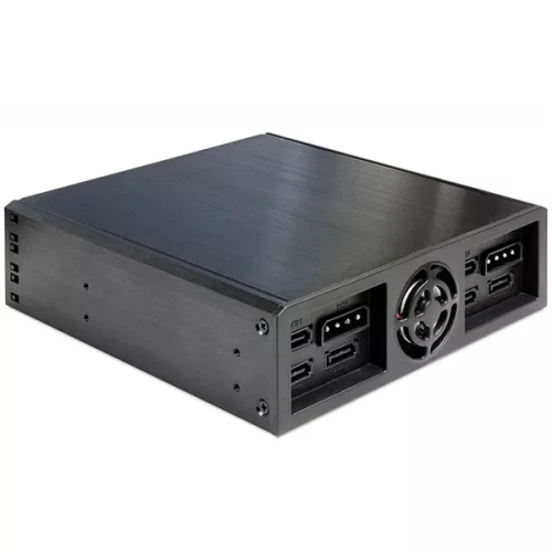 Delock HDD Rack - 47221 (5.25” helyre beépíthető 6 x 2.5” SATA HDD / SSD-hez)