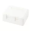 Equip Keystone Fali aljzat - 125124 (2 port, Cat5e/Cat6/Cat6A, árnyékolatlan, porvédő, fehér)