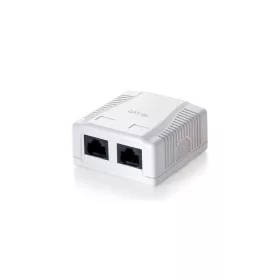 Equip Fali aljzat - 235112 (2 port, Cat5e, UTP, fehér)