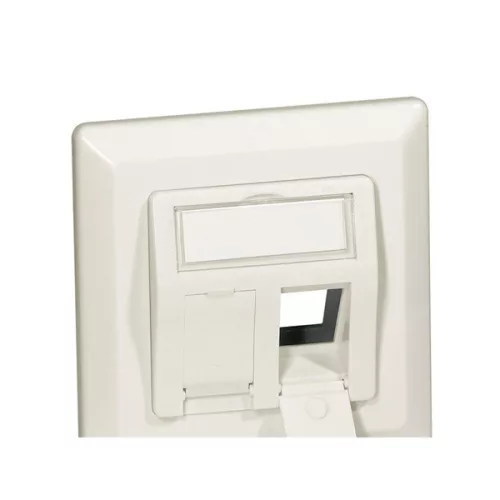 Equip Keystone Fali aljzat - 760303 (2 port, Cat6, UTP, fehér)