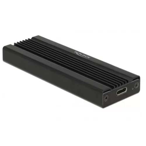 Delock HDD Ház - 42600 (M.2 NVME PCIe SSD(2280, 2260, 2242, 2230) -> USB 10Gbps (USB3.1 Gen2) USB Type-C anya)