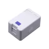 Walisec Keystone fali aljzat - FP-SB01-1 (1 port, Cat5e/Cat6/Cat6A, árnyékolatlan, fehér)