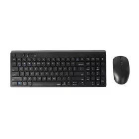   Rapoo Billentyűzet/Optikai Egér Szett - 192502 8050T (vezeték nélküli, multimode, 1300 DPI, HU, fekete)