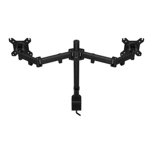 Endorfy Monitor Asztali konzol - Atlas Double (VESA, 13"-27", 2 monitor, forgatható, dönthető, Max.2x8kg, fekete)