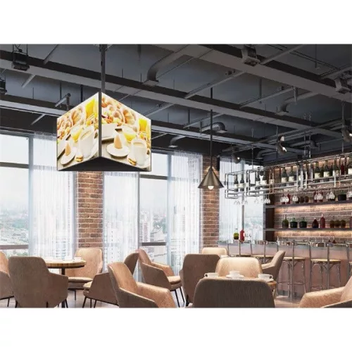 Equip TV Mennyezeti konzol - 650370 (32"-65", 2 kijelző, Max.: 120kg, dönthető, forgatható, állítható magasság, fekete)