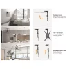 Equip TV Mennyezeti konzol - 650375 (23"-55", dönthető, Max.: 20kg, fekete)
