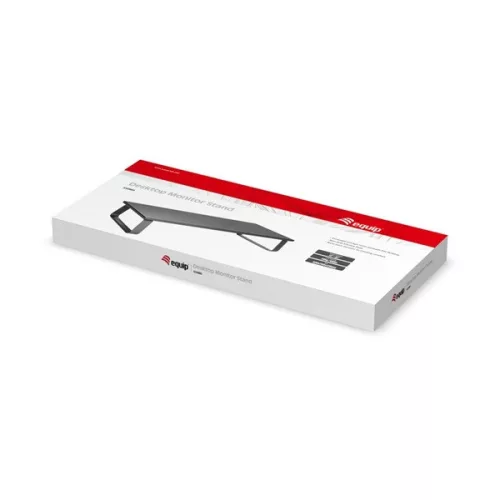 Equip Monitor Asztali állvány - 650880 (csúszásmentes, Max.: 20kg, acél, fekete)