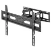 Manhattan TV állvány - Fali, dönthető, forgatható, szintezhető, TV állvány Fekete (max.VESA:600x400)(37"-80"-ig)