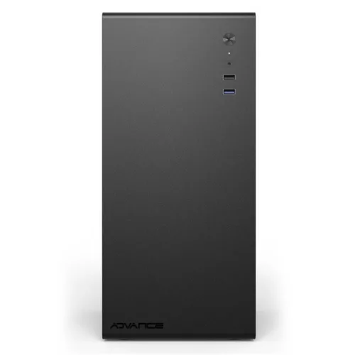 Advance Számítógépház - OPTIMA Black (MicroATX, USB2.0+USB3.0, fekete)