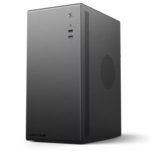 Advance Számítógépház - OPTIMA Black (MicroATX, USB2.0+USB3.0, fekete)