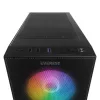 Everest Számítógépház - FACED V1 (fekete; üveg; ATX; alsó táp; 4x120mm LED; 1xUSB3.0 + 2xUSB2.0)