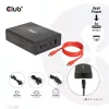 Club 3D Hálózati Adapter - CAC-1906 (132W GaN, 2x USB-A, 2x USB-C, PD3.0, 4 csatlakozó)