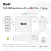 Club 3D Hálózati Adapter - CAC-1912EU (100W GaN, 2x USB-A, 2x USB-C, PD3.0, 4 csatlakozó)