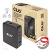 Club 3D Hálózati Adapter - CAC-1917 (140W GaN, 3x USB-C, 1x USB-A, PD3.1, 4 csatlakozó)