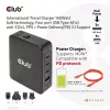Club 3D Hálózati Adapter - CAC-1917 (140W GaN, 3x USB-C, 1x USB-A, PD3.1, 4 csatlakozó)