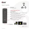 Club 3D Hálózati Adapter - CAC-1917 (140W GaN, 3x USB-C, 1x USB-A, PD3.1, 4 csatlakozó)