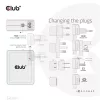 Club 3D Hálózati Adapter - CAC-1917 (140W GaN, 3x USB-C, 1x USB-A, PD3.1, 4 csatlakozó)
