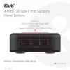 Club 3D Hálózati Adapter - CAC-1918 (240W GaN, 4x USB-C, PD3.1, 4 csatlakozó)