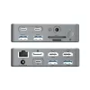 Conceptronic Notebook Dokkoló - DONN25G (USB-C to HDMI/DP/USB-C PD/USB-A/SD/TF/RJ45/Audio)