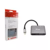 Equip Notebook Dokkoló - 133483 (Bemenet: USB-C, Kimenet: USB-C PD:100W/HDMI/VGA/USB3.0/AUX)